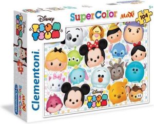 Disney Tsum Tsum Super Color puzzel - 104 puzzelstukjes