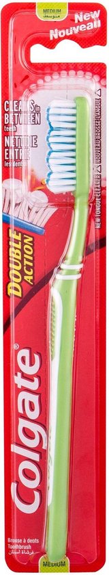 Colgate Tandenborstel  Double Action Medium- 1 tandenborstel