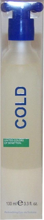 Benetton Cold Eau De Toilette Spray Unisex 100 ml for Men