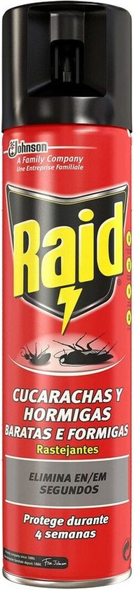 Insecticide Raid Kakkerlakken Side camping stove (400 ml)
