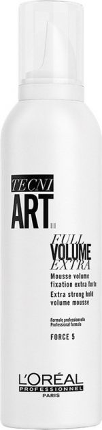 L OREAL PROFESSIONNEL Tecni Art Full Volume Extra Strong Hold Volume Mousse pianka nadaj ca w osom ekstraobj to   Force 5 250ml
