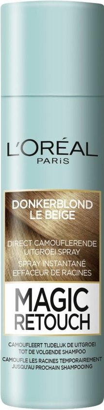 L’Oréal Paris Magic Retouch Uitgroei Camoufleerspray 150ml voordeelverpakking - 4 Donkerblond
