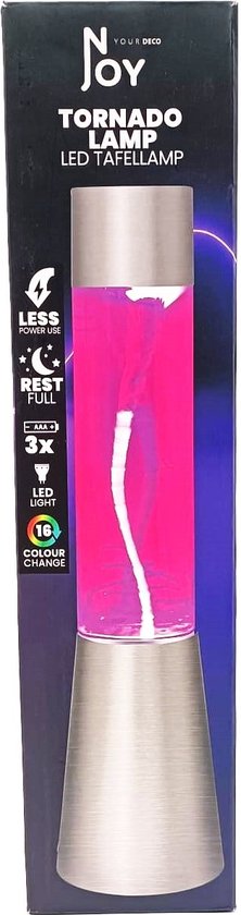 Tornado Lamp - LED Tafellamp - Sfeerlamp - 16 kleurveranderingen