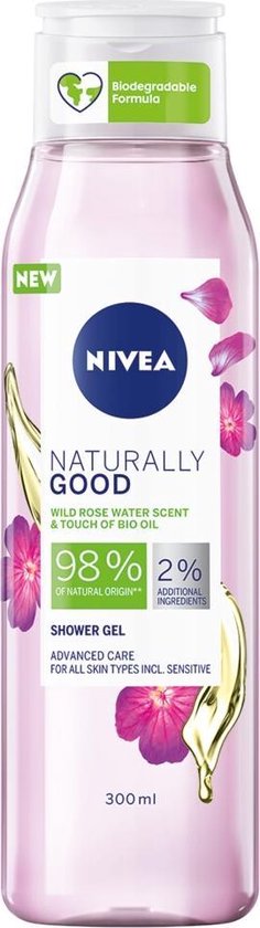Nivea Shower Naturally Good Geranium Flower 300 ml