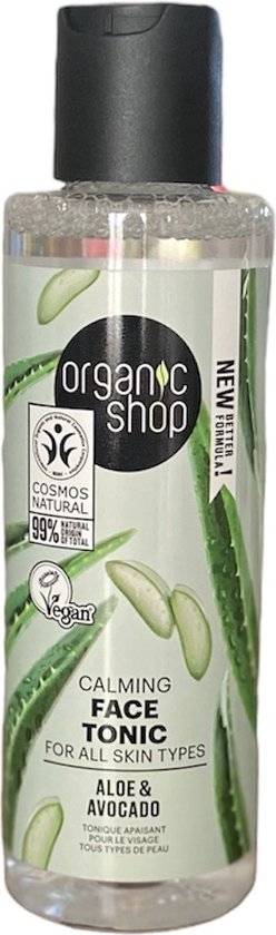 Organisch, natuurlijke face Tonic met Aloe & Avocado