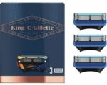 King C. Gillette Gezicht en Contouren Scheermesjes - 3 Navulmesjes