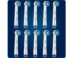 Oral-B CrossAction - Opzetborstels - 10 Stuks
