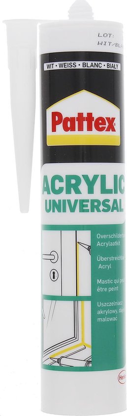 Pattex Duo-pak acrylaatkit universeel wit