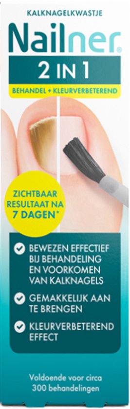 Nailner kalknagel kwastje 2-in-1 - 5 ml