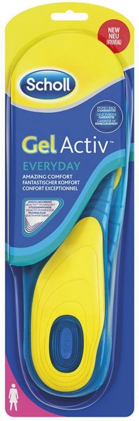 Scholl Gel Activ Inlegzolen Everyday Vrouw - maat 35.5 - 40.5 - 1 paar
