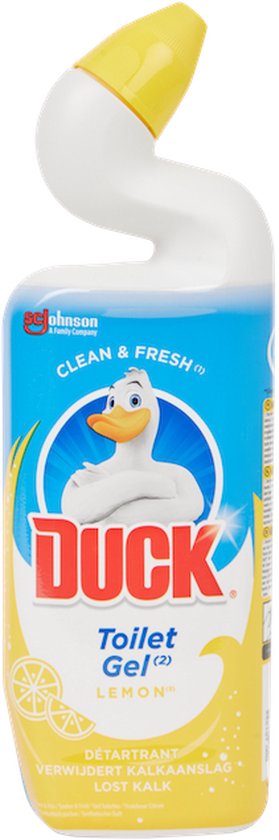 Duck Clean & Fresh toiletgel Lemon - 750 ml