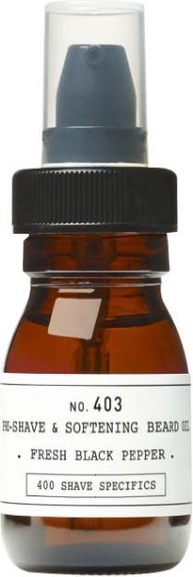 Depot - 403 Pre-Shave & Softening Beard Oil Fresh Black Pepper - 30ml