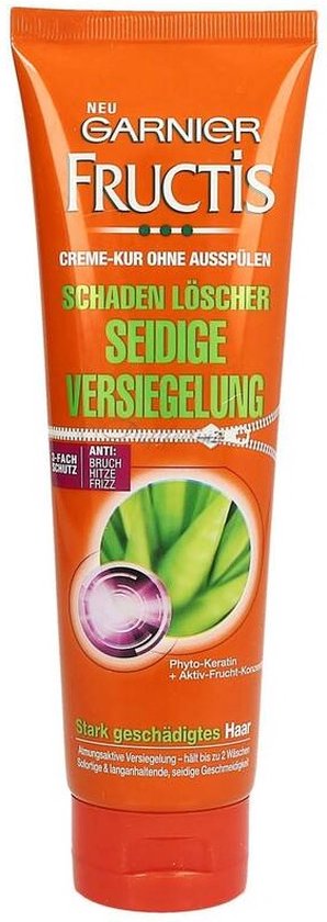 Garnier Fructis Schadeblusser Silky Hair Sealant 150ml - 3 Pack Voordeelverpakking - Gratis Oramint Oral Care Kit