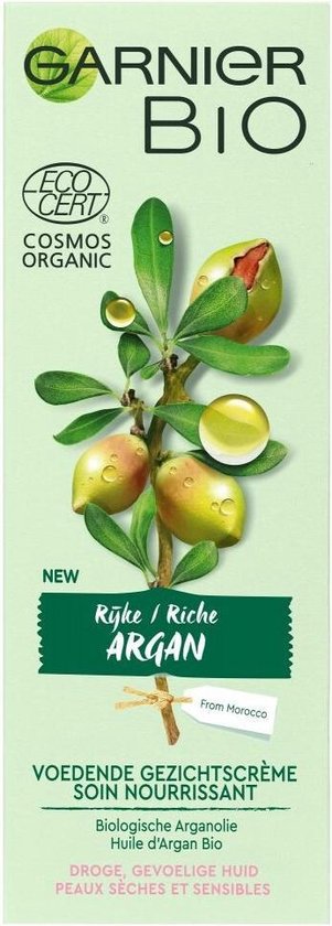 Garnier Bio DagcrÃ¨me -50 ml - Droge en gevoelige huid - Rijke Argan