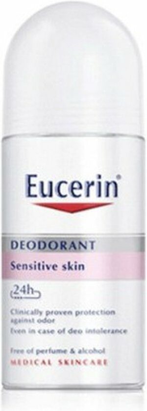 Eucerin Deodorant For Sensitive Skin Roll On 24 Hours 50ml