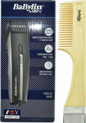 Babyliss For Men Draadloos Haar & Baardtrimmer H200E - Inclusief Haar & baardkam