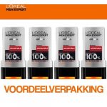 Loreal Men Expert Invisible Douchegel Voordeelverpakking - 4 x 300 ml