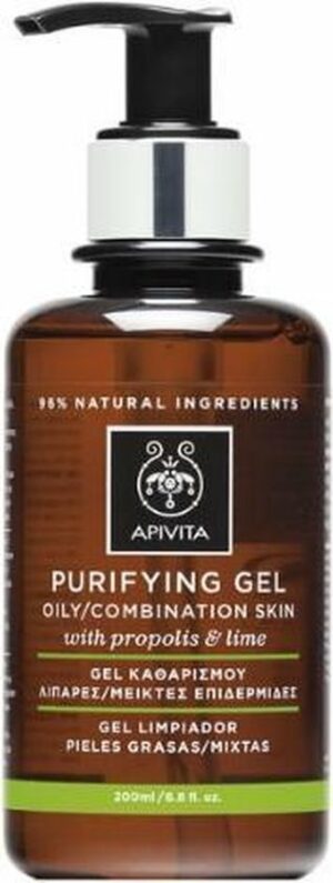 Apivita Face Care Cleansers Cleansing Gel with Propolis & Lime