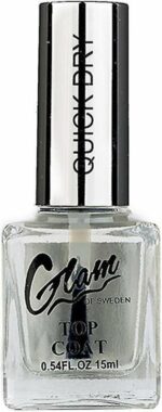 Glam Of Sweden H01038 nagel top coat 15 ml Transparant