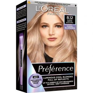 L'Oréal Preference Haarverf - 8.12 Alaska Light Ash Beige Blonde