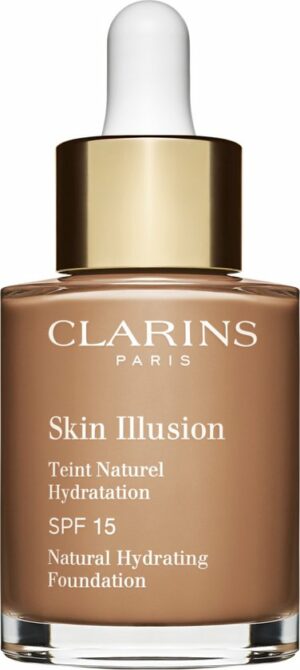 Clarins Skin Illusion Teint Naturel Hydratation - SPF 15 - Foundation - 112.3 Sandalwood - 30 ml