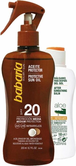 Sun Protection Set Babaria Spf 30 2 Pieces