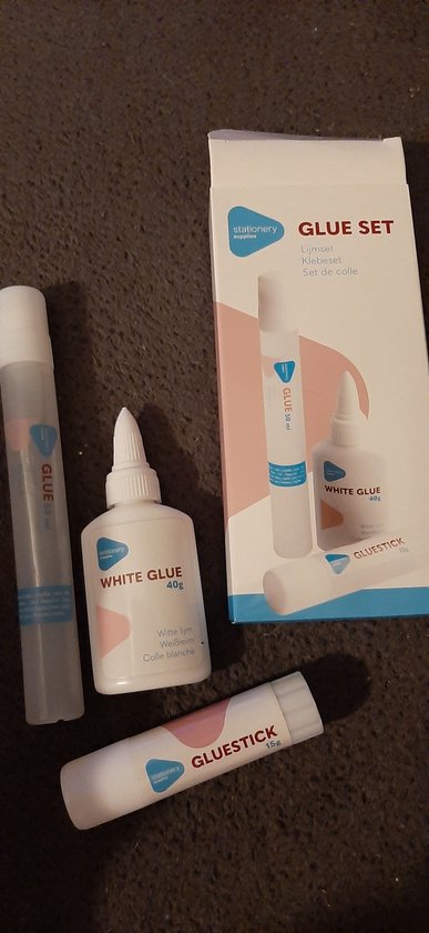 Stationery glue set/ lijmset / 3 delig /bureaustoel/ hobbylijm/ giftset