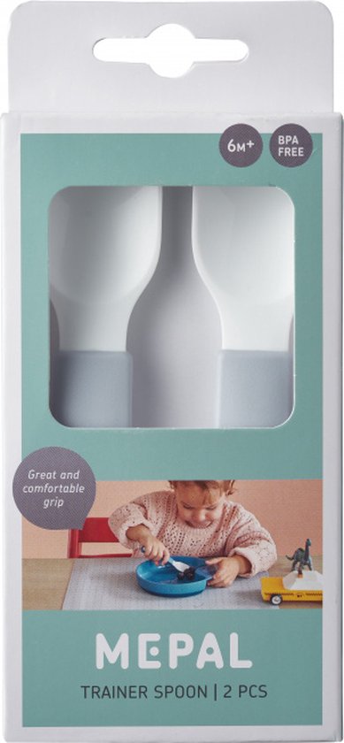 Mepal Oefenlepel Set Mio Light Blue 2-Pack