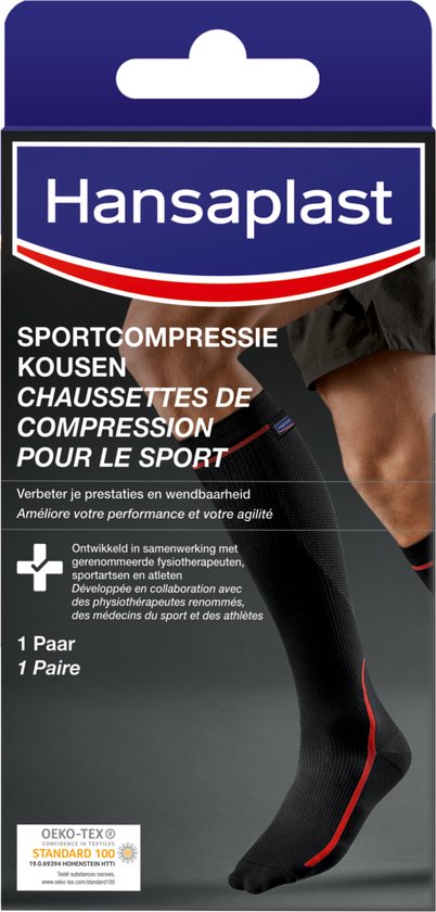 Hansaplast Sportcompressiekousen - One Size - 1 paar