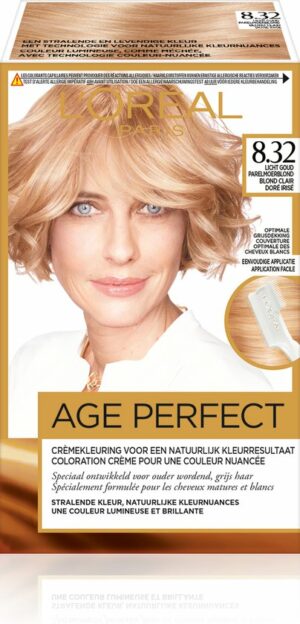 L’Oréal Paris Excellence Age Perfect Haarverf - 8.32 Licht Goud Parelmoerblond