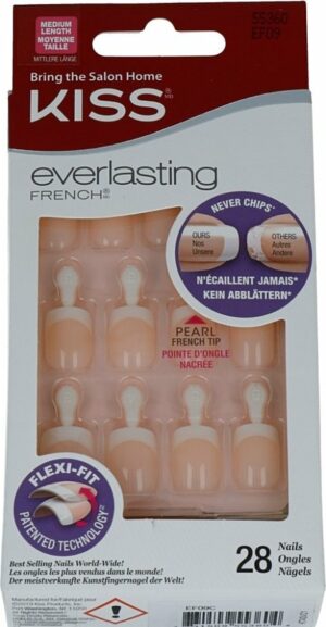 Kiss My Face - Everlasting French Nail Kit String Of Pearls ( 28 Ks ) - French Manicure