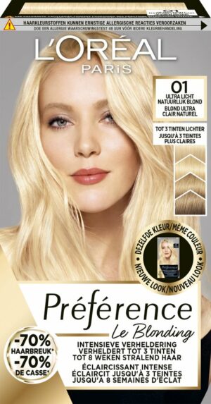 L’Oréal Paris Préférence Haarverf - 01 Natuurlijk blond