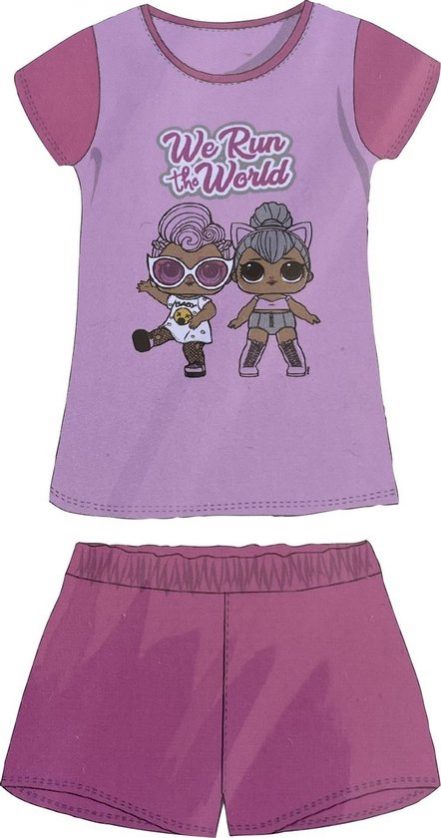 L.O.L. Surprise korte pyjama shortama kinderpyjama  - 98-104