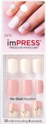 Kiss imPRESS Press-on Manicure Head Honcha- Kunstnagels - Nagels - Press on nails - Plaknagels - Nepnagels - 30 stuks