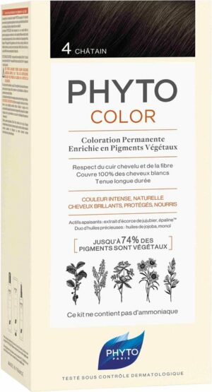 Phyto Phytocolor Haarkleuringcolor Permanent Color 4 ChACtain Brown