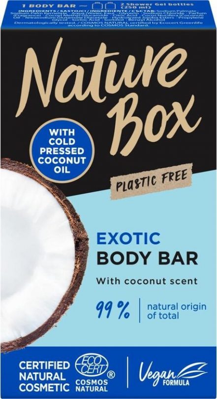 Nature Box Exotic Coconut Body Bar - 100 gram