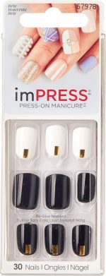 Kiss imPRESS Press-on Manicure Claim to Fame- Kunstnagels - Nagels - Press on nails - Plaknagels - Nepnagels - 30 stuks