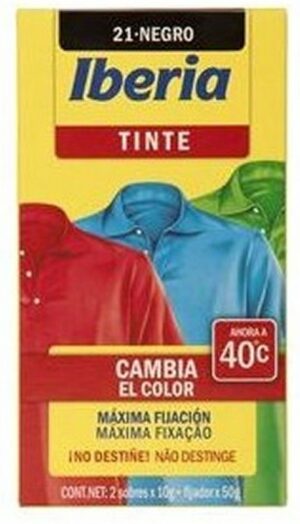 Clothes Dye Tintes Iberia Black 70 g