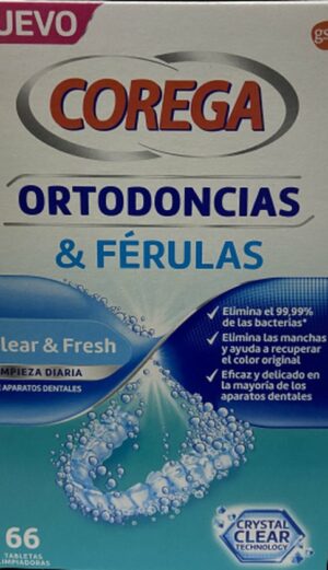 Corega Orthodontics & Splints 66 Tablets