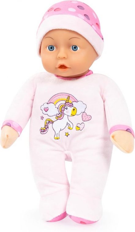 Bayer - My First Baby - zacht lichaam - babypop - 30 cm - roze - eenhoorn - 10M+