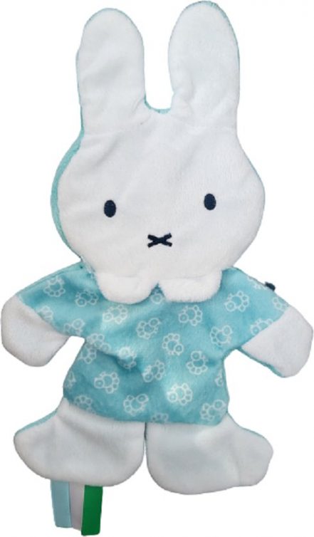 Nijntje knisperdoekje blauw groen 0+ - Baby - Newborn - Boekje - Baby boekjes - Kraamcadeau
