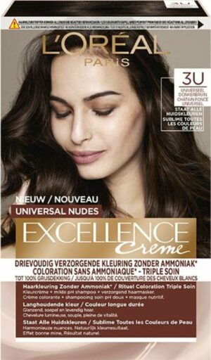 L’Oréal Excellence Creme Universal Nudes 3U Universeel Donkerbruin