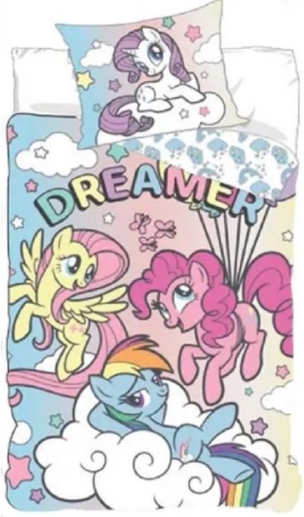 My Little Pony dekbedovertrek Dreamer - 140 x 90 cm - Inclusief kussenhoes