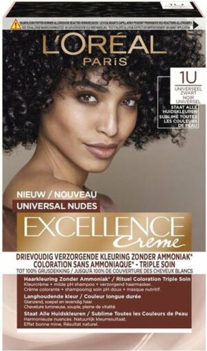 L'Oréal Paris Excellence Crème Permanente Haarkleuring - 1U