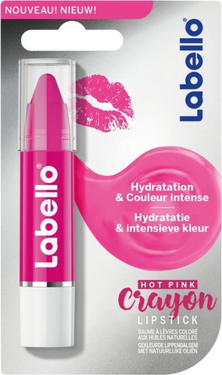 Labello Hot Pink Crayon Lipstick