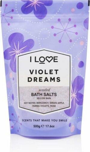 I Love... Violet Dreams Bath Salts 500g
