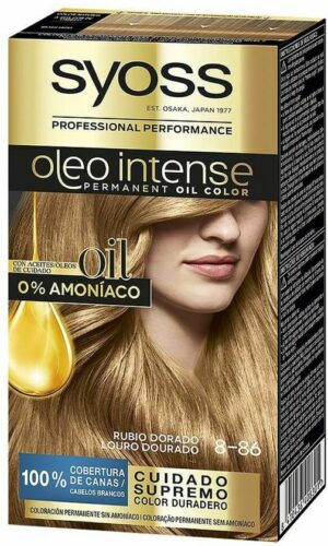 Dye No Ammonia Syoss Olio Intense Nº 8,86 Nº 9.0-rubio muy claro (5 uds)