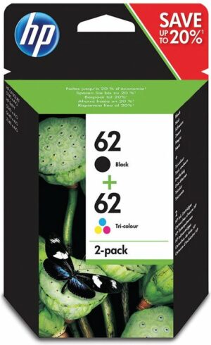 HP 62 - Inktcartridge / Zwart / Kleur / Dual-Pack