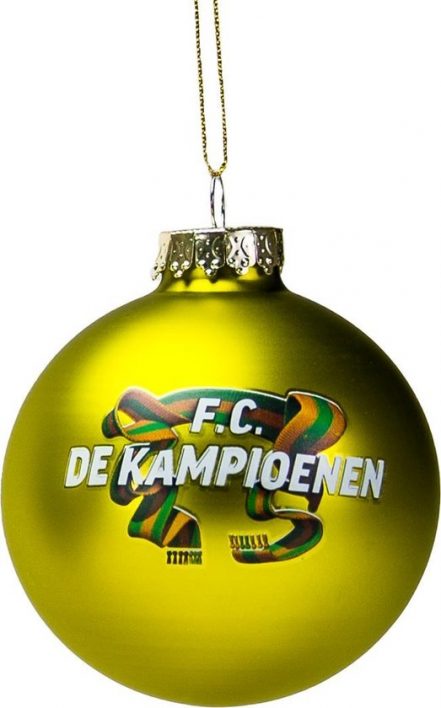 FC De Kampioenen Kerstballen, set van twee.