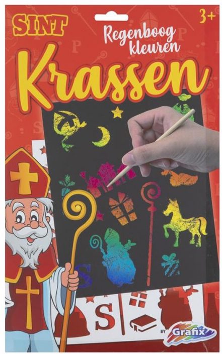 Sinterklaas Regenboog Kleuren krassen